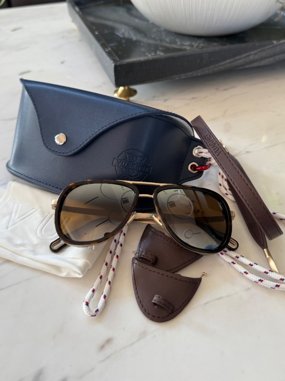 New Vuarnet Sunglasses Glacier 03 Brown - Picture 3 of 16